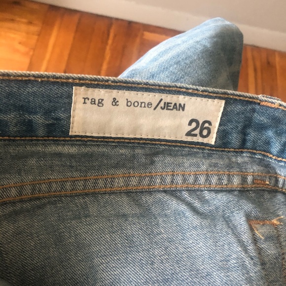 Rag & Bone boyfriend style cropped jeans, size 31 - Picture 3 of 6